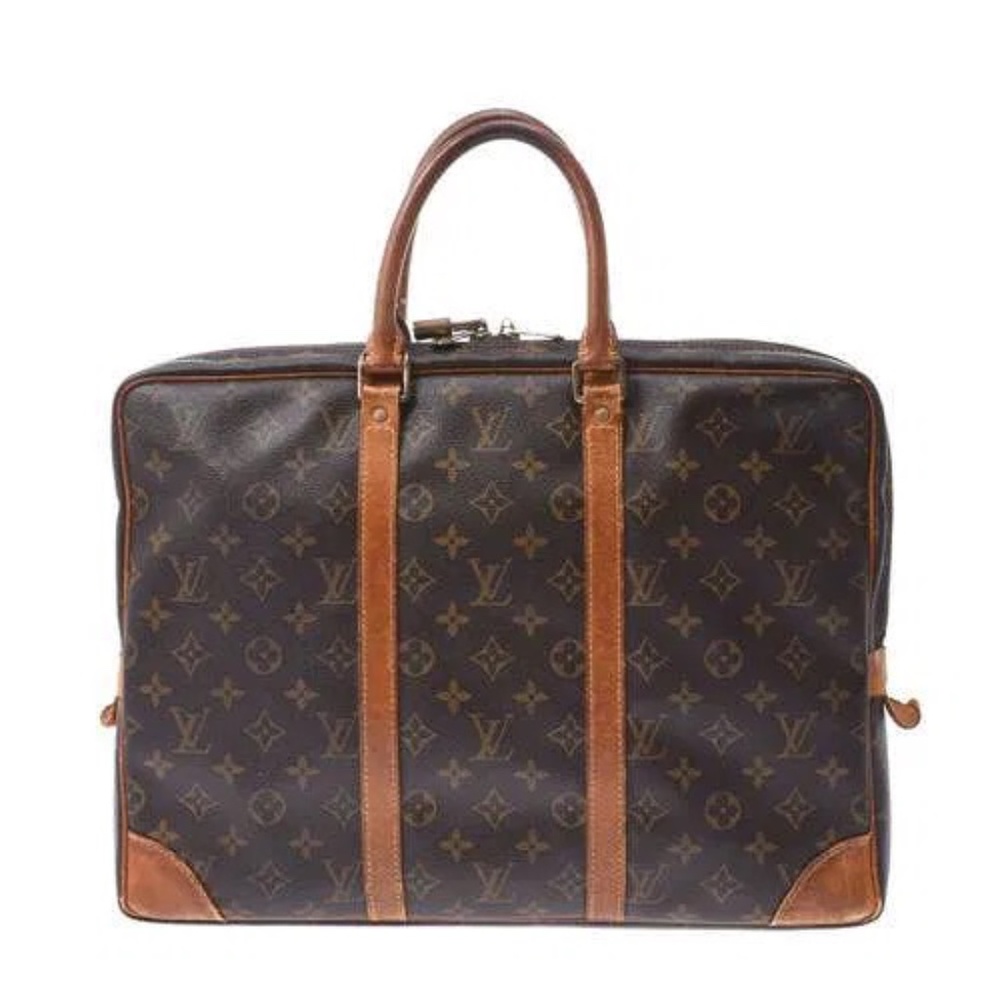 Louis Vuitton Porte-Document Voyage Briefcase (M40226) Monogram Leather - Picture 3 of 13